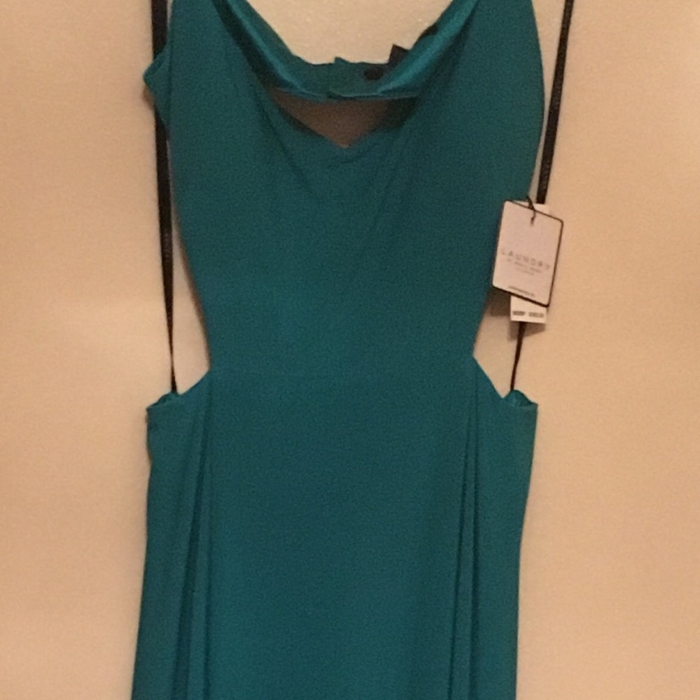 Laundry by Shelli Segal sz 8 tropical green NWT
